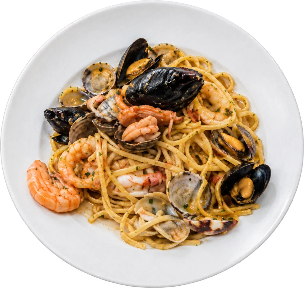 Gli spaghetti allo scoglio